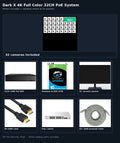 Dark X 4K Full Color 32CH PoE System — what's included