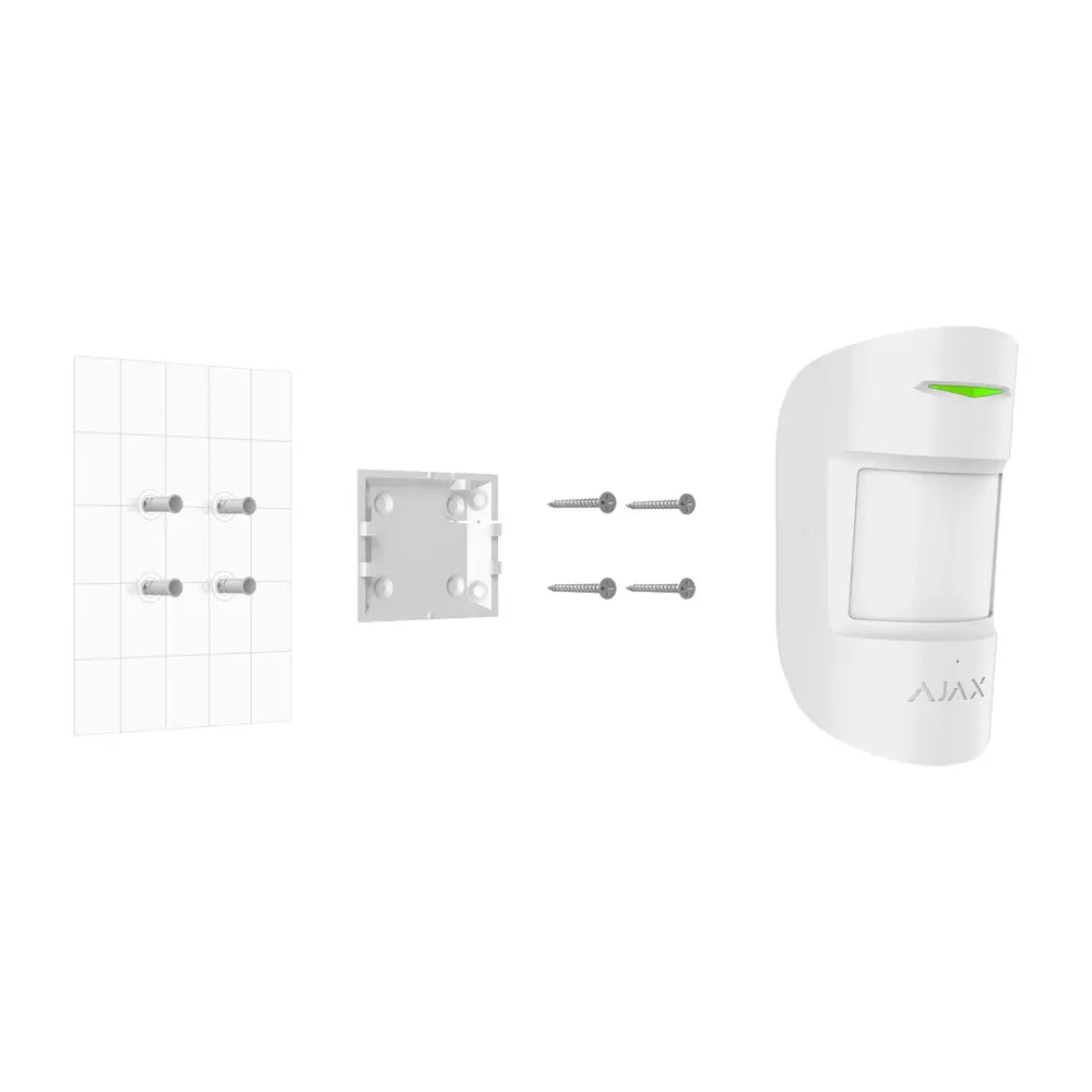 Ajax CombiProtect - Wireless Motion + Glass Break Detector, White