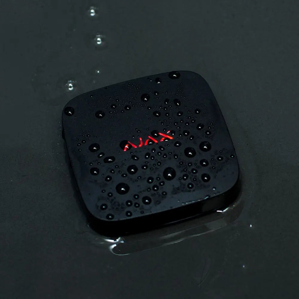 Ajax LeaksProtect - Wireless Water Leak Detector, Black