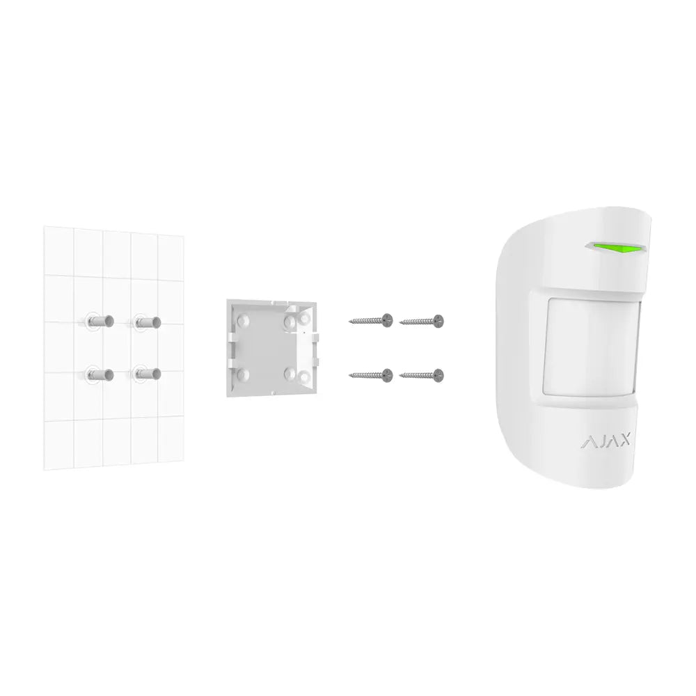 Ajax MotionProtect - Wireless Indoor Motion Detector, White