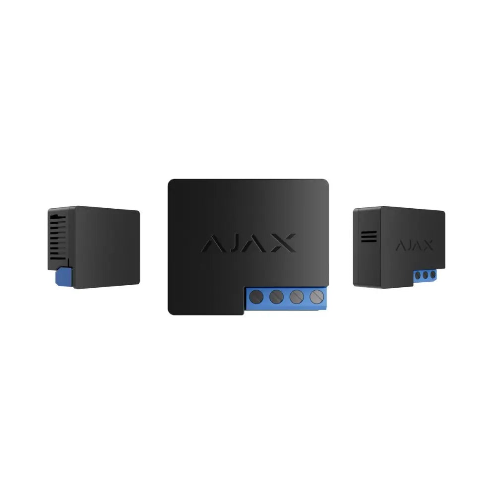 Ajax WallSwitch - Wireless Power Relay for Appliances, Black