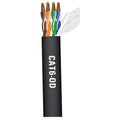 Cat 6 1000ft Black Outdoor