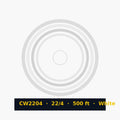 CW2204 22/4 wire 500ft white