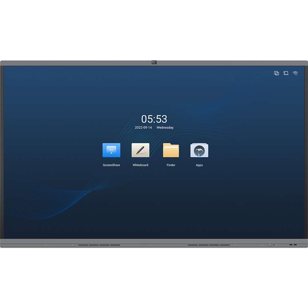 65-inch 4K Interactive Smart Whiteboard with Built-In Camera & Mic