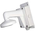 Camera Wall Mount with Junction Box (hides the wires) - White, mini dome