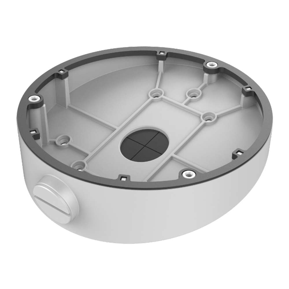 Angled Ceiling Camera Junction Box (hides the wires) - White
