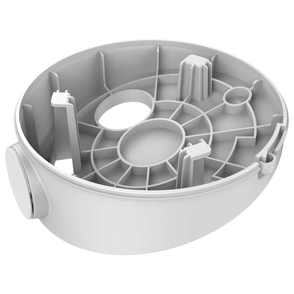 Angled Ceiling Camera Junction Box (hides the wires) - White, small