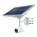 Solar-Powered 4MP Bullet Security Camera Kit (2.8mm, Titanium)