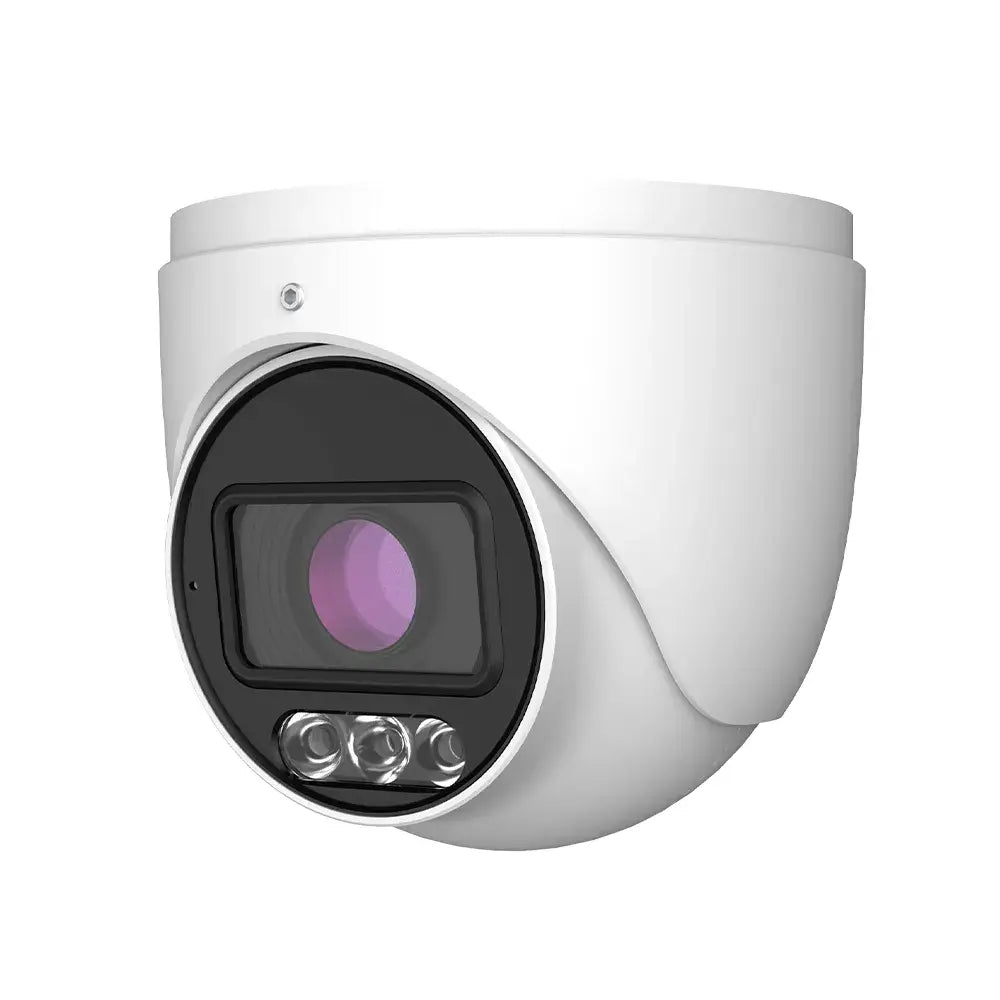 4MP Titanium AI full-color turret camera white
