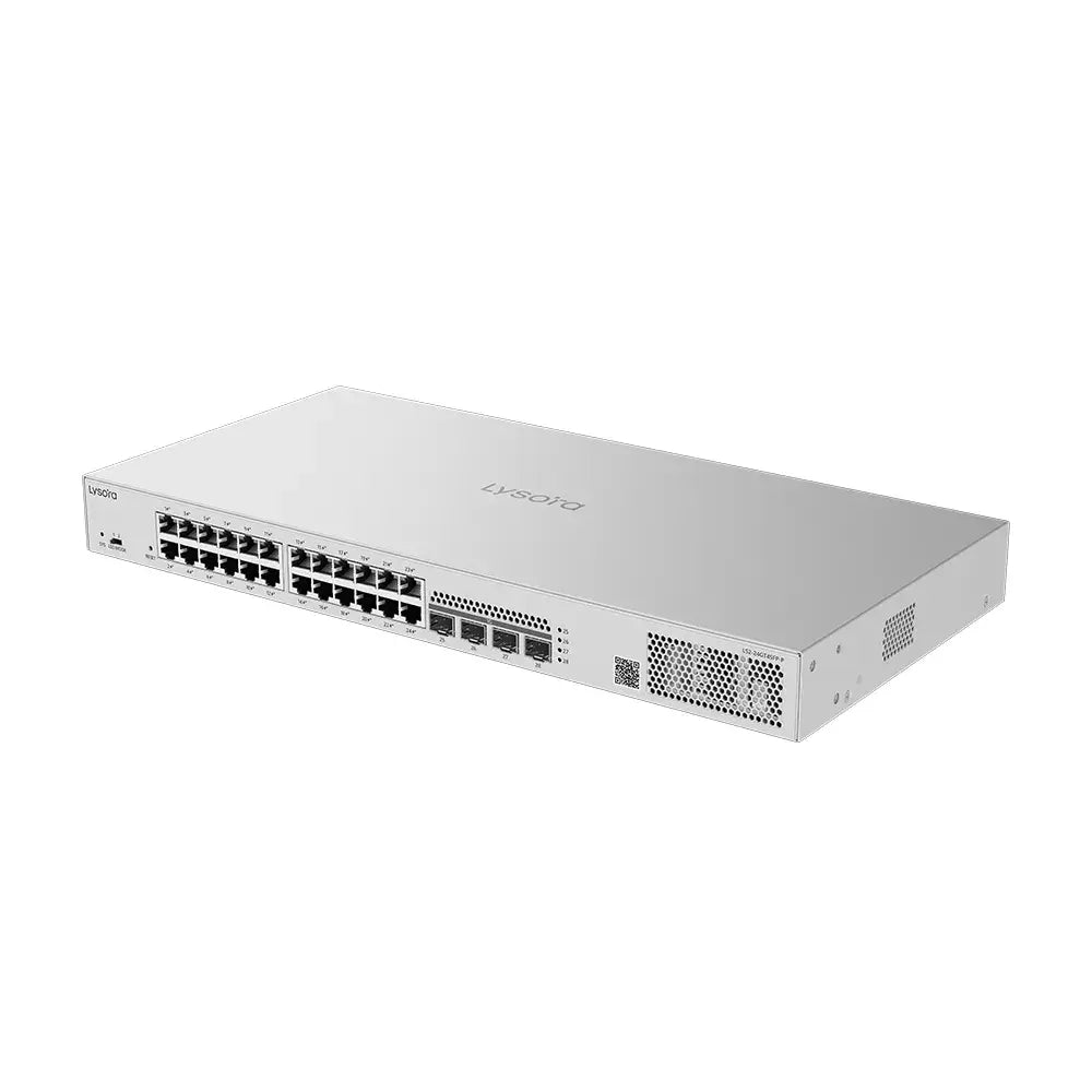 Lysora 24-port managed PoE switch
