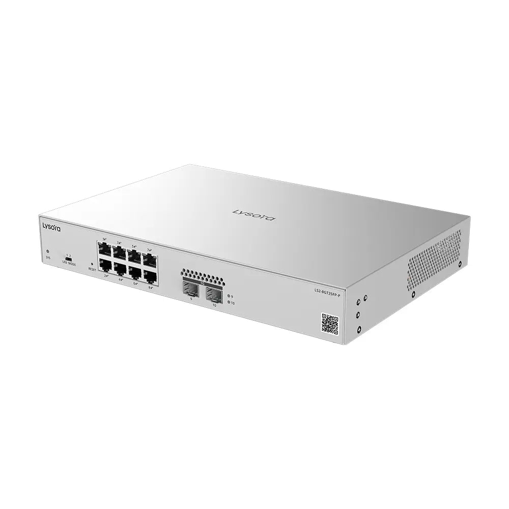 Lysora 8-port managed PoE switch
