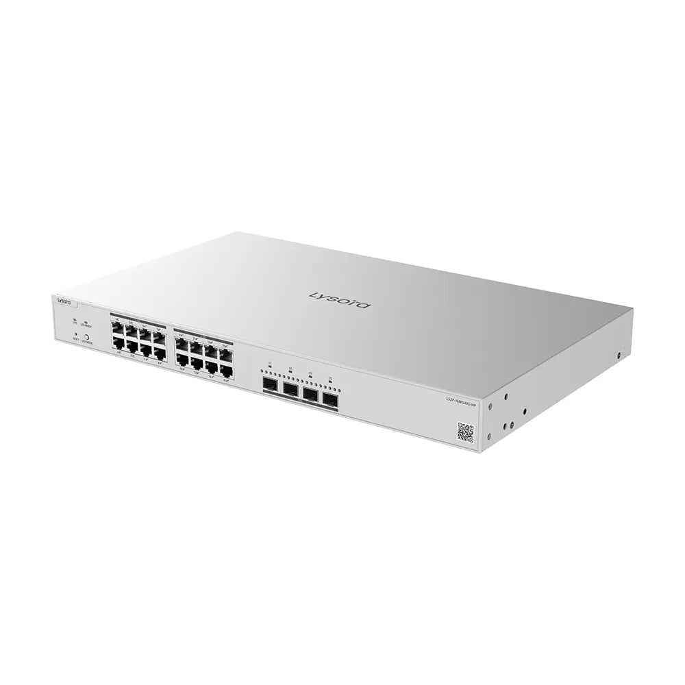 Lysora 16-port multi-gig PoE switch