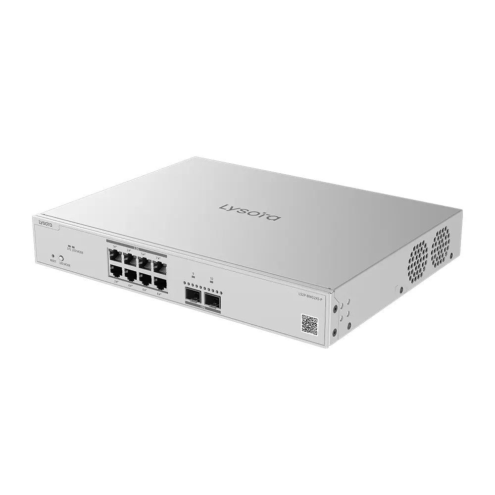 Lysora 8-port multi-gig PoE switch