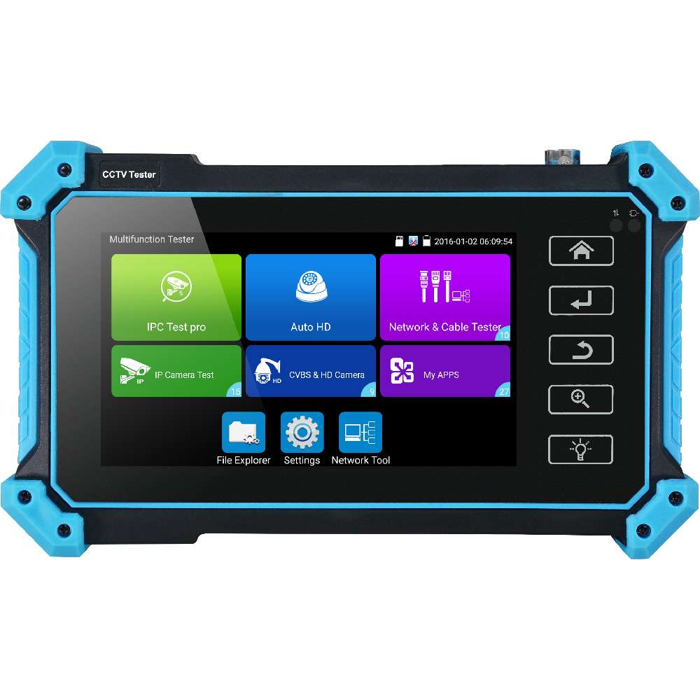 5in Multi-Function CCTV & IP Camera Tester (8MP TVI/AHD/CVI, 4K IP)