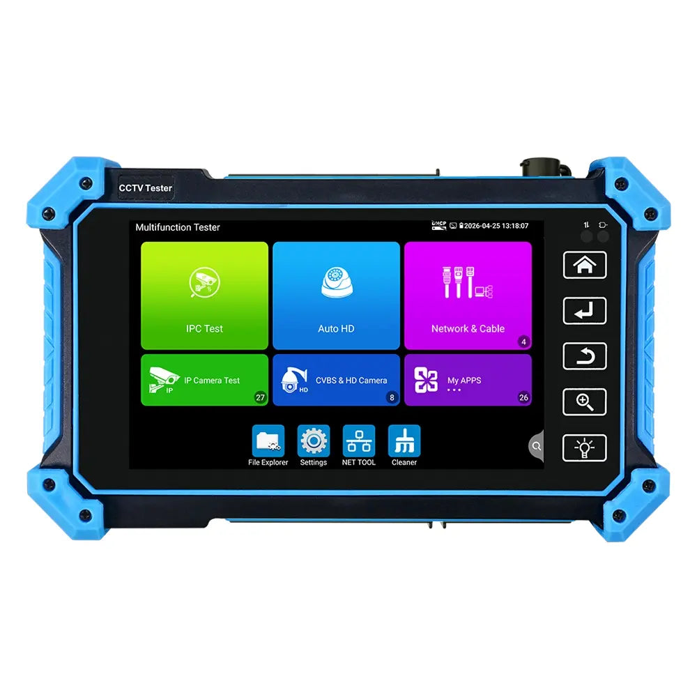 5in CCTV Tester with PoE Output & Cable Test