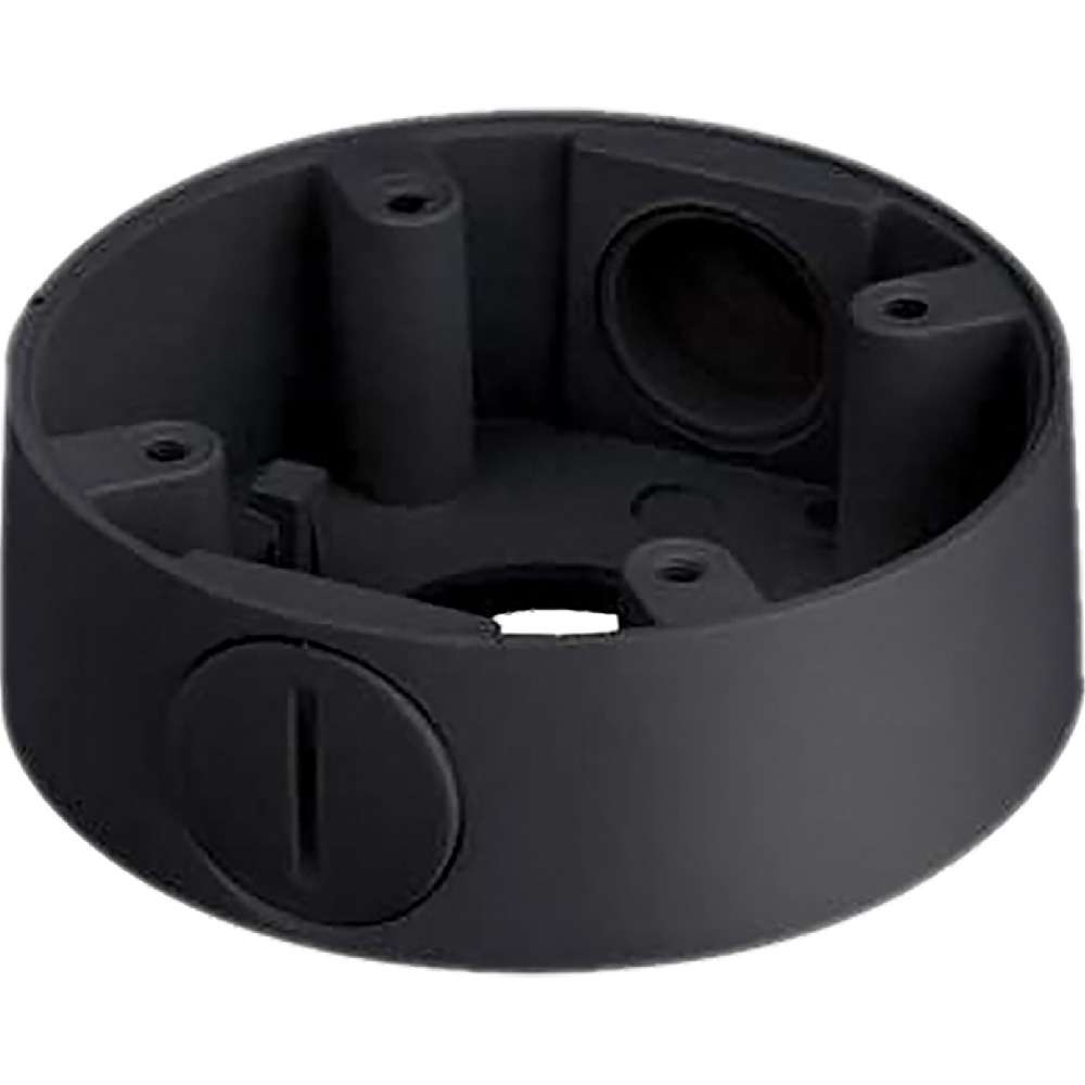 Eyeball Camera Junction Box (hides the wires) - Black, fixed lens
