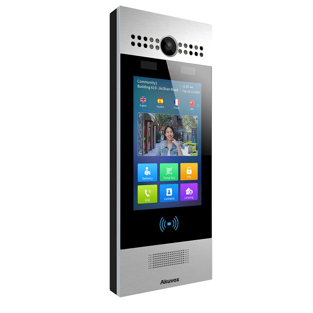 Akuvox R29C Facial Recognition Video Door Station, Silver