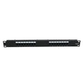 16-Port Cat6 Network Patch Panel (Rack Mount)