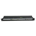 24-Port Blank Keystone Patch Panel, 1U, Numbered