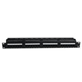 24-Port Blank Keystone Patch Panel, 1U