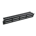 48-Port Cat6 Network Patch Panel, 2U
