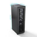 42U Floor-Standing 19 in Server Rack Cabinet, 80.7 in Tall