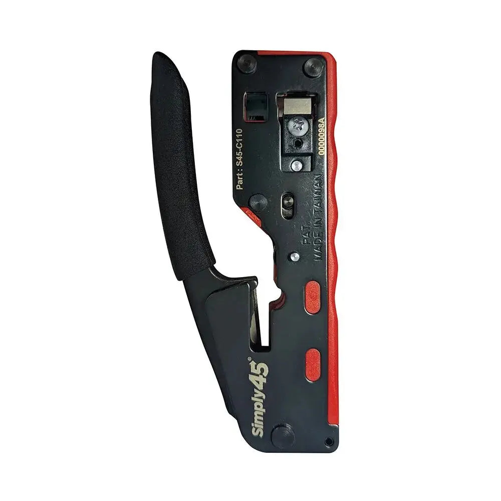 Simply45 Dual Cavity RJ45/RJ11 Crimp Tool (Pass-Through)