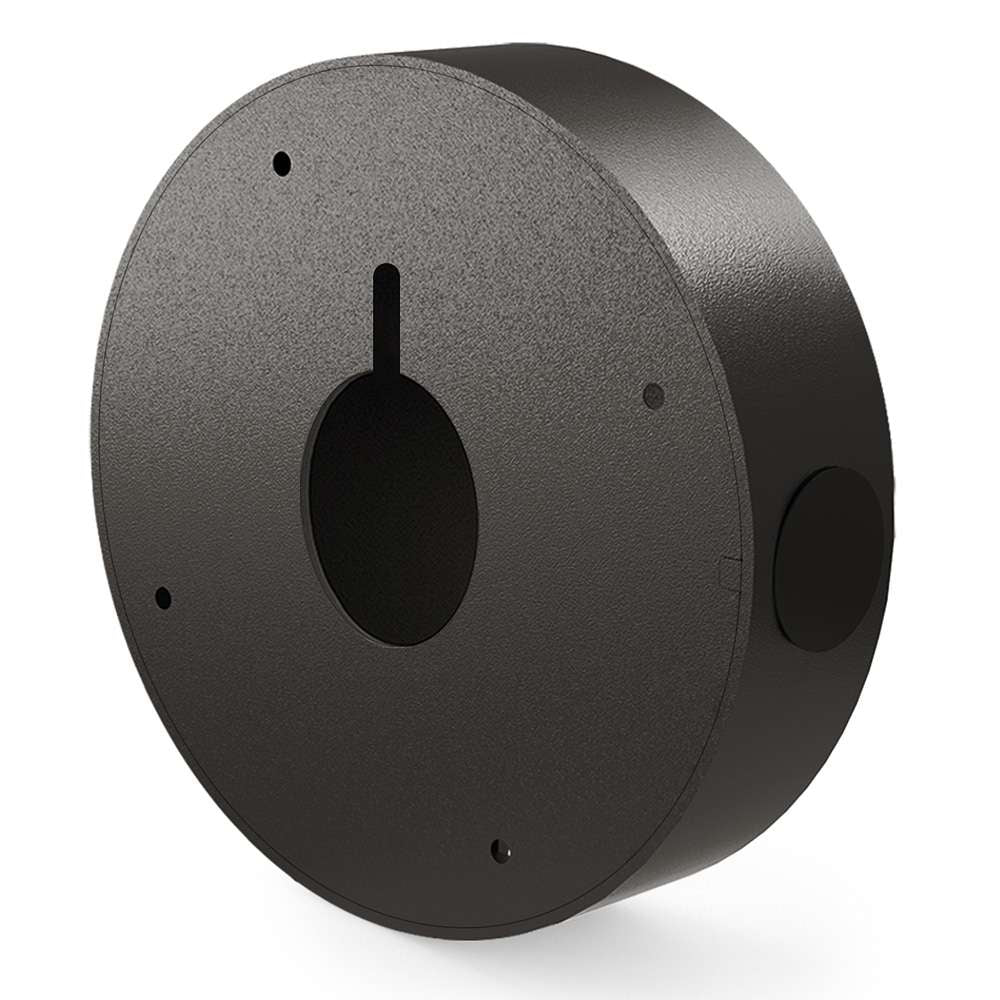 Universal Camera Junction Box (hides the wires) - Grey, fits 3.7-4.7in bases