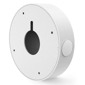 Universal Camera Junction Box (hides the wires) - White, fits 4.8-5.1in bases