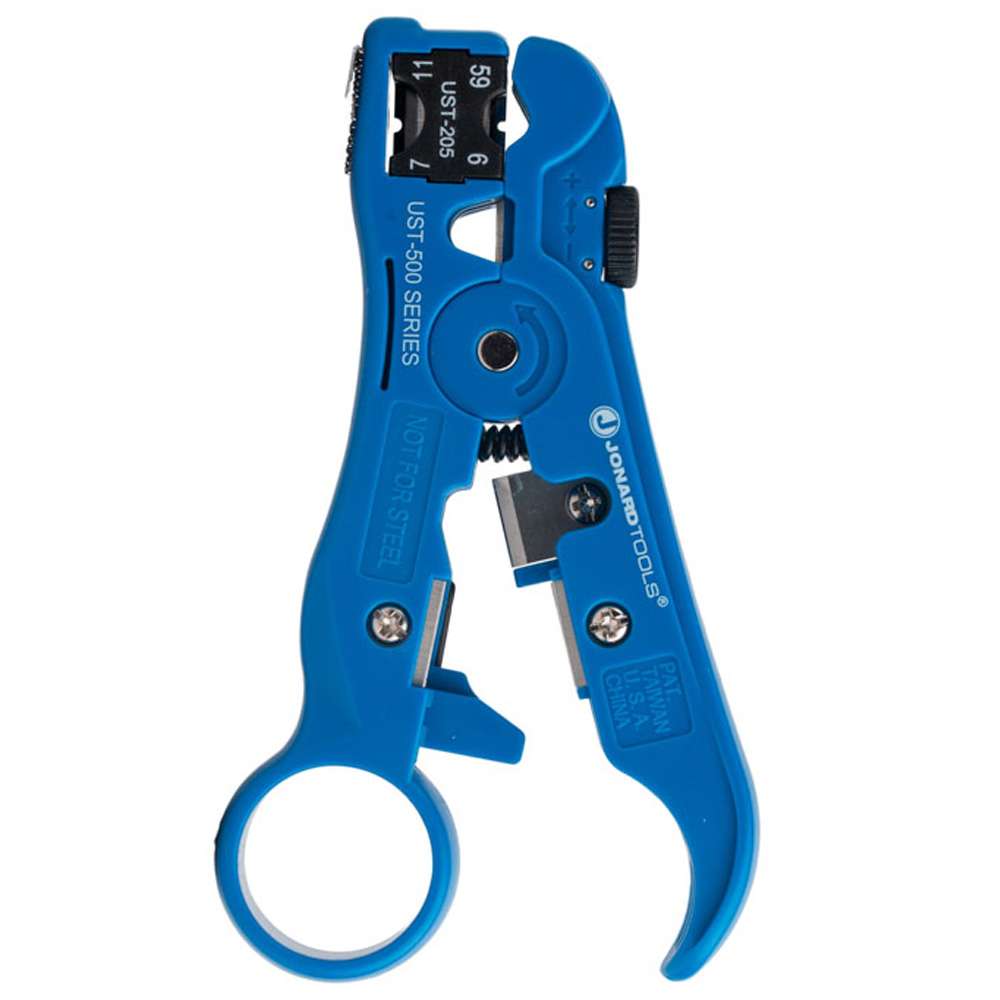 Universal Cable Stripping Tool (Coax, Network, Phone)