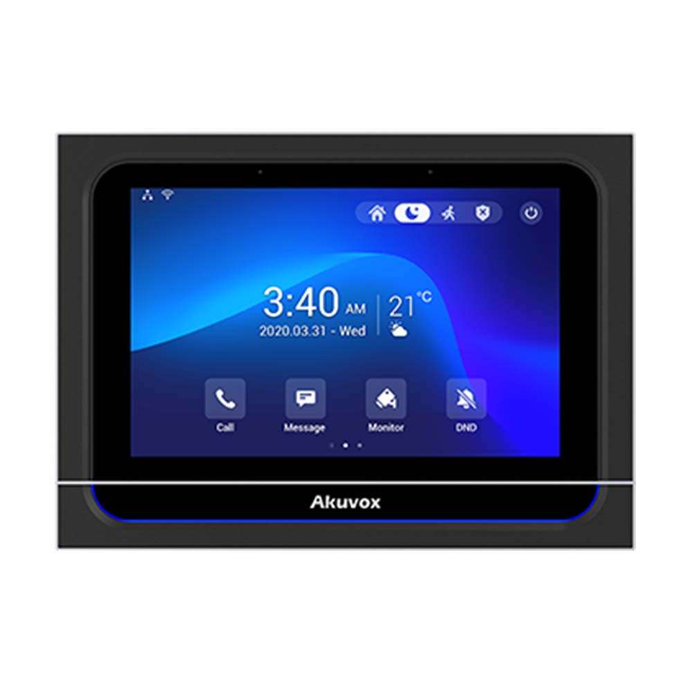 Akuvox X933W Smart Indoor Answering Monitor, Black